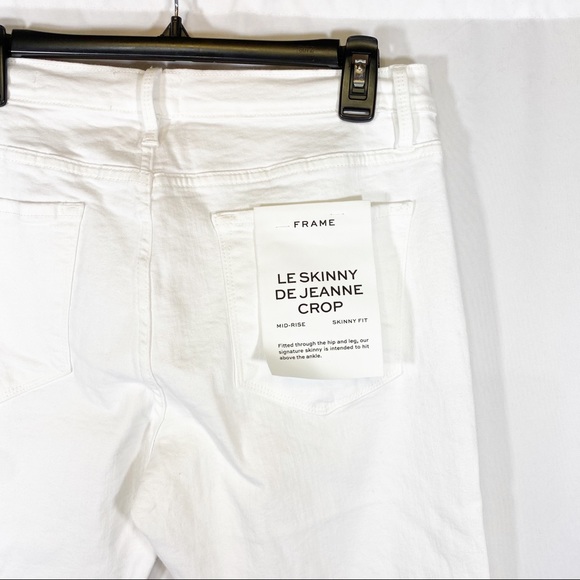 SALE🔥 frame le skinny de jeanne crop jeans - Picture 2 of 4